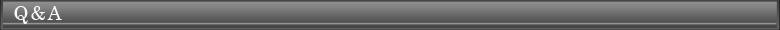 Q&A
